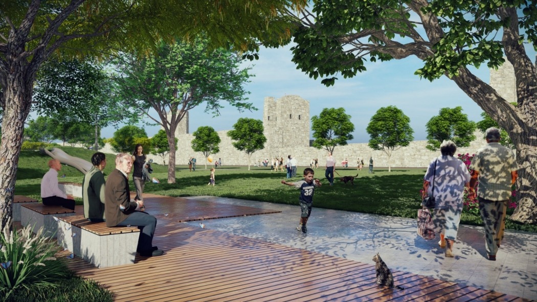 İstanbul İli, Fatih İlçesi, Kara Surları 3. Etap Millet Bahçesi ve Sosyal Donatılar İnşaatları İle Altyapı Ve Çevre Düzenlemesi İşi